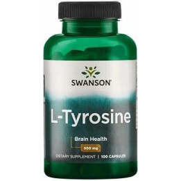 L- Tyrosine 500mg 100 Capsules SWANSON
