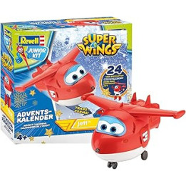 Revell 01024 Super Wings Jett Advent Calendar, Red, 20cm