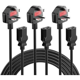 CYD 3.9FT Amplifier Power Cord, 3 Prong 18AWG Amp Power Cord Compatible with ION Block Rocker, ION Pathfinder, ION Tailgater