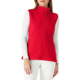 Fleece Gilet for Women UK Ladies Lightweight Body Warmer Sleeveless Jackets Outerwear Vest Gilet with Zip Pockets for Spring &