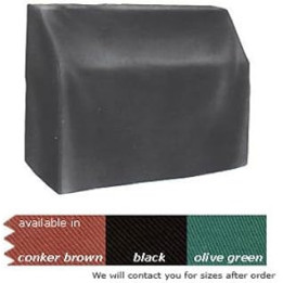 Upright Cotton Piano Cover (Black)