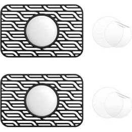 Tuocal 2 Packs Airtag Wallet Case Airtag Wallet Holder Compatible for Apple Airtags, Credit Card Size Tag Card Flex Slim