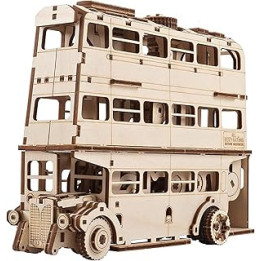 UGEARS Harry Potter Knight Bus - 3D Wooden Puzzles for Adults To Build - Wooden Bus Model Kits 3d Puzzles For Adults - Wooden