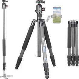 Carbon Fiber Tripod INNOREL NT85C Professional Portable Tripod Monopod for DSLR Camera Heavy Duty Stand Support 32mm Tube with