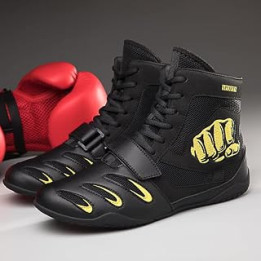 QWEIAS Professional Boxing Shoes Men Women Big Size 36-46 Luxury Boxing Sneakers Wrestling Footwears Quality Wrestling