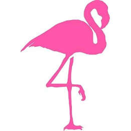 FLAMINGO STENCIL - RE-USABLE 9 inch x 6 inch