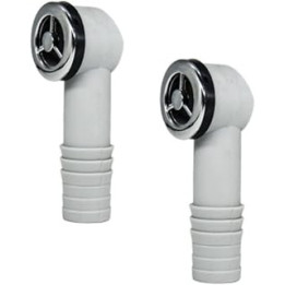 2 Pieces Overflow Head Sink Overflow Pipes Overflow Tube Overflow Round Interface