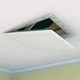H-Smart Manthorpe GL250-03 Insulated White Loft Trap Door 562 x 726mm Hinged Hatch