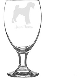 Personalised Lakeland Terrier Craft Beer Snifter Glass Animal Dog Gift for Him for Her