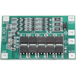 PCB BMS Protection Board, 3s 12v 40a Lithium Battery Protection Board with Balance Charging for Electric Vehicles Electric