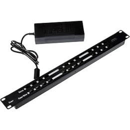 ZHANGQING 12 Port PoE Injector Compliant with IEEE 802.3af Passive with 10/100 Data, 19 Inch Rack Mount Multi-Port Midspan