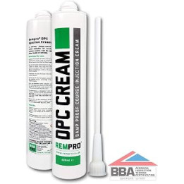 Rempro 10 x 400ml DPC Damp Proofing Course Cream - Barrier Treatment & Control of Rising Damp in Walls - BBA Certified