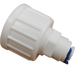 3/4" bsp to 1/4" Pushfit Connector - Feed Water Connection Fitting - (Fridge Freezer Water Filter Plumbing Fitting or Any Water