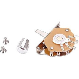 Alnicov 3 Ways Lever Pickup Selector Switches with Tip Cap for Electric Guitar Switch Replacement