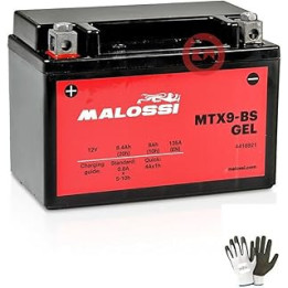 COMPATIBLE WITH KTM LC4 E Enduro 640 from 1998 to 2006 BATTERY READY TO USE MALOSSI MTX9-BS FACTORY ACTIVATED GEL 8AH 12V