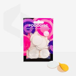 White Refill File Pads for Pedicure disc Pododisc Staleks Pro L 180 grit Box (50 pc) Pedicure Foot feet spa
