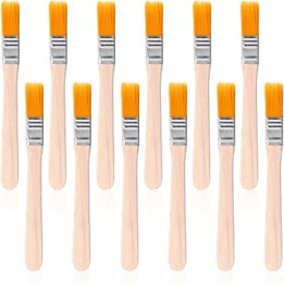 5 Inch Paint Brush Trim Painting Tool Soft Bristle with Wood Handle Small Paint Brushes for Walls, Touch Up, Cabinets, Fences,