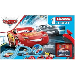 Carrera Cars The Movie Lightning McQueen & Jackson Storm 20063038 First Disney Pixar Power Duel Starter Set, Single,