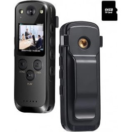 SRIKEKL A31 1080P Body Camera with Audio and Fill lights, WIFI Police Body Worn Cameras with 1.3 inch LCD, Portable Video