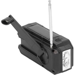 Hand Crank Emergency Radio, ABS Solar Crank Radio for Home