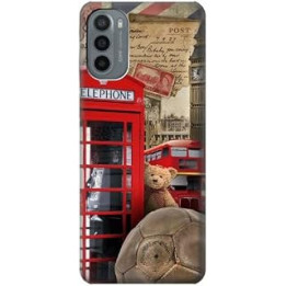 Vintage London British Case Cover For Motorola Moto G31