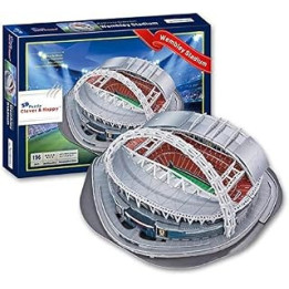 THE HOME OF FOOTBALL You are invited to build your very own 3D replica model of the world famous Wembley Stadium. English