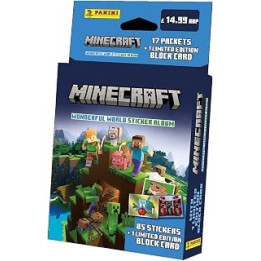 Panini Minecraft Wonderful World Sticker Collection Multiset