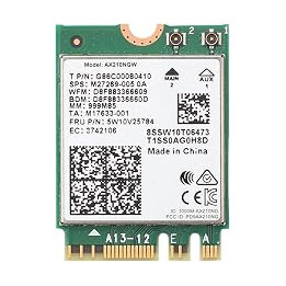 Nemeae AX210 AX210NGW Network Card M.2 NGFF 2.4Ghz/5G WI-FI 6E 2400Mbps WiFi Card 802.11Ax Bluetooth 5.2 WiFi Adapter