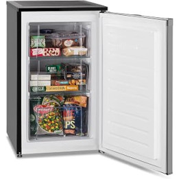 Montpellier MZF48BK | Freestanding Undercounter Freezer in Black - 48cm Wide. 64L Capacity, 2 Year Warranty (Black)