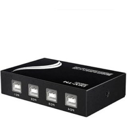 4/8/16 Ports USB Synchronizer - DNF Keyboard Mouse Shared Display Synchronization Controller, KVM Metal Switcher Black, for