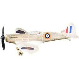 Spitfire complete vintage model airplane rubber-powered balsa wood aircraft plane kit that really flies!