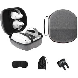 dethinton for Oculus Quest 2 Case, Travel Case for Oculus Quest 2 All-in-one VR Gaming Headset and Controllers Includes