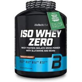 BioTechUSA Iso Whey Zero, Lactose, Gluten, Sugar Free, Premium Whey Protein Isolate, 2.27 kg, Chocolate