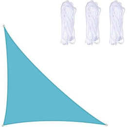 Shade Cloth Triangle Sun Shade Sail Garden Waterproof Oxford Cloth Outdoor Car Tarpaulin Flower Plant Sunsail 3x4x5m