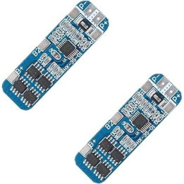 DollaTek 2Pcs 3S 12V 18650 10A BMS Charger Li-ion Lithium Battery Protection Board Circuit Board 10.8V 11.1V 12.6V