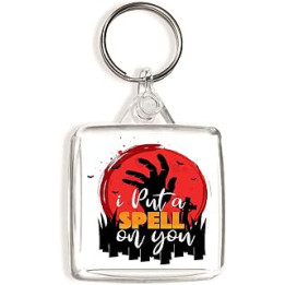 I put a Spell on you - Square Keyring