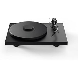 Debut PRO S, Audiophile turntable with 10" S-Shape aluminium tonearm, Precision aluminium platter with TPE damping and fully