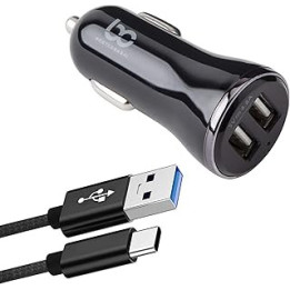 NWNK13 Fast Car Charger for Samsung Galaxy A12 / A32 / A42 / A52 / A72 Mobile Phone in Car Charger 2 Port USB Car Adapter Fast