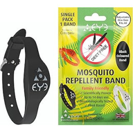 THEYE Mosquito Repellent Bracelet for Adults & Kids DEET Free Natural Insect Repellent Band, up to 2 Weeks Insect Repellent