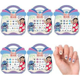 Nail Art Stickers simyron Cartoon Nail Stickers 5 Sheets Nail Stickers for Children Self-Adhesive 3D Cartoon Nail Stickers for