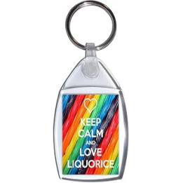 Keep Calm and Love Liquorice - Keyring