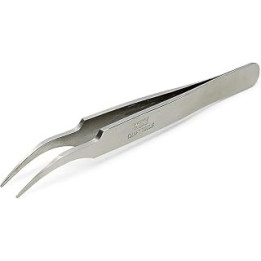 Tamiya 300074108 HG Tweezers Curved / Round Steel