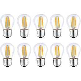 10-Pack E27 LED Golf Ball Bulb 4W, 40W Equivalent, G45, 2700K(Warm White), Non-Dimmable,LED Light Bulb, Energy Saving Light