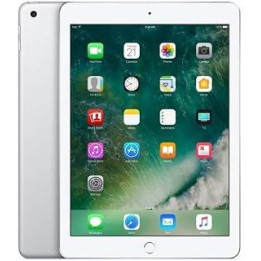 Apple iPad 9.7in 2017 128GB Wi-Fi : Silver (Renewed) (Renewed)