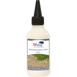 War World Scenics Sand and Gravel Glue fixer 100ml for Model Railway Dioramas & Wargame Terrain
