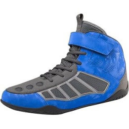 DAMANDO Men's Boxing Shoes, Non Slip Wrestling Boots Lightweight Boxers Sport Shoes Fashion Sneakers for Weightlifting