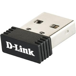 D-Link DWA-121 Wireless N 150 Micro USB Adapter, WPS, WPA2, 150 Mbps, Compatible with Windows, Mac and Linux, Ultra Portable