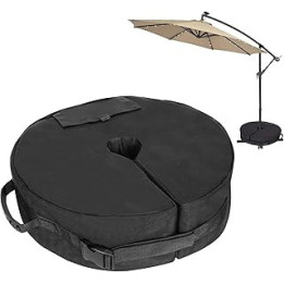 Brislut Parasol Base Weights Bag - Up to 40kg, Heavy Duty Cantilever Bases Weight for Banana Overhanging Parasol Cross Stand