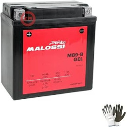 Compatible with GILERA Storm E2 50 from 2007 to 2008 BATTERY READY TO USE MALOSSI MB9-B IN FACTORY ACTIVATED GEL 9 AH AMP. 12V.