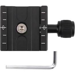 Zunedhys 50 mm Quick Release Plate QR Clamp Suitable for Swiss Standard for Tripod Ball Head
